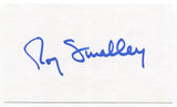 Roy Smalley Signed 3x5 Index Card Autographed MLB Baseball Chicago Cubs