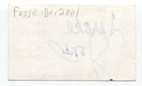 Terace Jones Signed 3x5 Index Card Autographed Actor The Producers