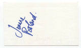 Joanne Boland Signed 3x5 Index Card Autograph Signature Actress