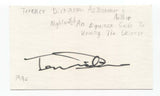 Terence Dickinson Signed 3x5 Index Card Autographed Signature Author Astronomer