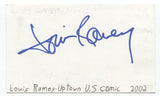 Louis Ramey Signed 3x5 Index Card Autographed Signature Comedian Actor