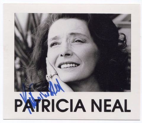 Patricia Neal Signed Photo Autographed Vintage AUTO Signature 