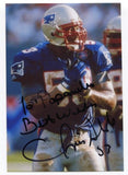 Chris Slade Signed Photo Autographed Football NFL New England Patriots