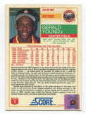 1988 Score Gerald Young Signed Card Baseball MLB Autographed Auto #442