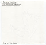 Phil Vickery Signed Album Page Autographed Signature "To Mike" Chef