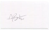 Alan Bannister Signed 3x5 Index Card Autographed Signature Philadelphia Phillies