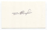 Thomas Alberghini Signed 3x5 Index Card Autographed Baseball Pittsburgh Steelers