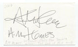 A.M. Homes Signed 3x5 Index Card Autographed Signature Amy Author Writer