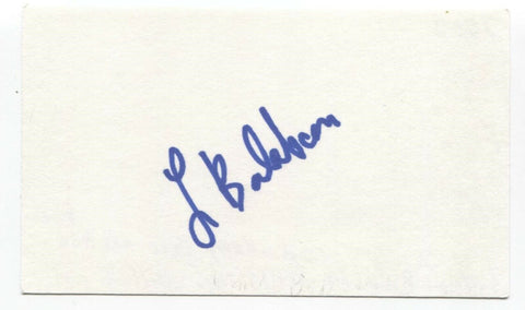 Liane Balaban Signed 3x5 Index Card Autographed Signature Actress Supernatural