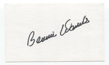 Bennie Daniels Signed 3x5 Index Card Baseball Autographed Signature No Hitter