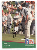 1991 Pro Set PGA Tour Golf Steve Jones Signed Card Autographed #141