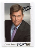 Chuck Roberts Signed ~5x7 Photo Autographed Broadcast Journalist Headline News