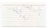 Michael Winterbottom Signed 3x5 Index Card Autographed Signature Director
