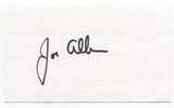 Joseph Allen Signed 3x5 Index Card Autograph Signature NASA STS5 STS51A