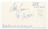 Coney Hatch Andy Curran Signed 3x5 Index Card Autographed Signature 