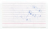 Christian Hoyd Signed 3x5 Index Card Autographed Signature Actor
