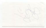 Sarah Slean Signed 3x5 Index Card Autographed Signature Musician Singer