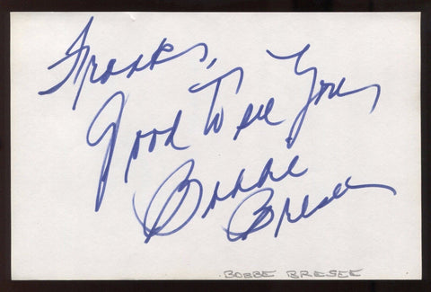 Bobbie Bresee Signed HUGE 8x5 Inch Page Autographed Photograph Vintage Signature
