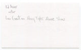 Ed Asner Signed 3x5 Index Card Autographed Actor Lou Grant Mary Tyler Moore Show