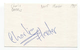 Nerf Herder - Charlie Dennis Signed 3x5 Index Card Autographed Signature