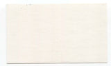 Paul Brouwer Signed 3x5 Index Card Autographed Signature Gigolo Aunts