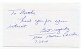 Tina Towner Pender Signed 3x5 Index Card Autograph JFK Assassination Witness