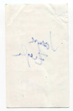 Joseph Ziegler Signed 3x5 Index Card Autograph Signature Actor