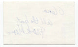 Frank Moore Signed 3x5 Index Card Autographed Signature Actor Giant Mine