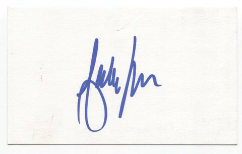 Rough Trade - Carole Pope Signed 3x5 Index Card Autographed Signature Band