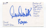David DeWitt Signed 3x5 Index Card Autographed Actor Star Trek TNG