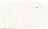 Rob Brunner Signed 3x5 Index Card Autographed Signature Sports Host