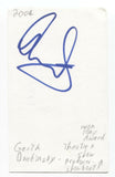 Garth Drabinsky Signed 3x5 Index Card Autographed Signature Producer