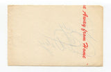Cass Daley Signed Page Cut Autographed In 1952 Actress Comedian