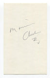 Maurice Cheeks Signed 3x5 Index Card Autographed Basketball Philadelphia 76ers