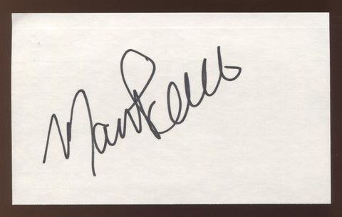 Mary Pierce Signed 3x5 Index Card Vintage Autographed Tennis Signature