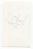 Farley Flex Signed 3x5 Index Card Autographed Signature Music