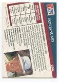 1991 Pro Set PGA Tour Golf Don January Signed Card Autographed #204
