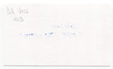 Bill Voss Signed 3x5 Index Card Autograph Baseball MLB 1965 Chicago White Sox