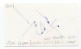 Atom Egoyan Signed 3x5 Index Card Autographed Signature Film Director