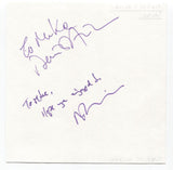 Matthew Romain Signed Page Autographed Signature Inscribed "To Mike" Actor