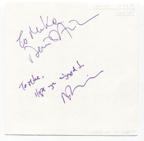 Matthew Romain Signed Page Autographed Signature Inscribed "To Mike" Actor