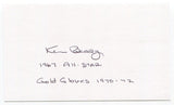 Ken Berry Signed 3x5 Index Card Autographed All-Star, 2x Gold Glove Award