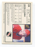 1991 7th Inning Sketch Jamie Linden Signed Card Hockey NHL Autograph AUTO #24