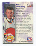 1994 Signature Rookie Mike Dubinsky Signed Card Hockey NHL Autograph AUTO #42