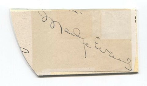 Madge Evans Signed Cut Slip Vintage Autographed Signature Actress