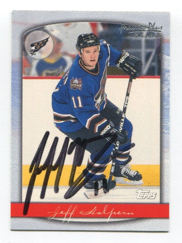 2000 Topps Jeff Halpern Signed Card Hockey NHL Autograph AUTO #96