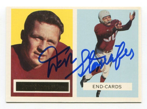 1994 Topps Archive 1957 Don Stonesifer Signed Card Football Autograph AUTO #38