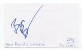 Ben Roy Signed 3x5 Index Card Autographed Signature Comedian Comic Actor