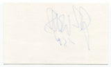 John Wells Signed 3x5 Index Card Autograph Signature Sportscaster Football