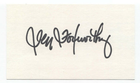 Jeff Foxworthy Signed 3x5 Index Card Autographed Vintage Signature